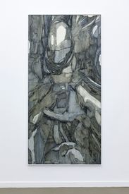 Untitled (2020) Oil on mdf. 165x80cm.