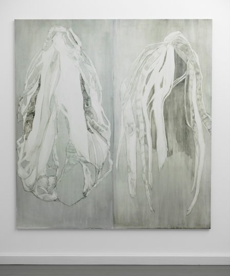 Shell (2022) Oil and isoparaffin on MDF. 160 x 150 cm. 