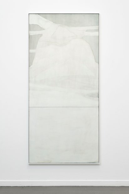 Snowblind (2020) Oil on mdf, 160 x 75 cm